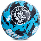Manchester City bal Graffiti blauw